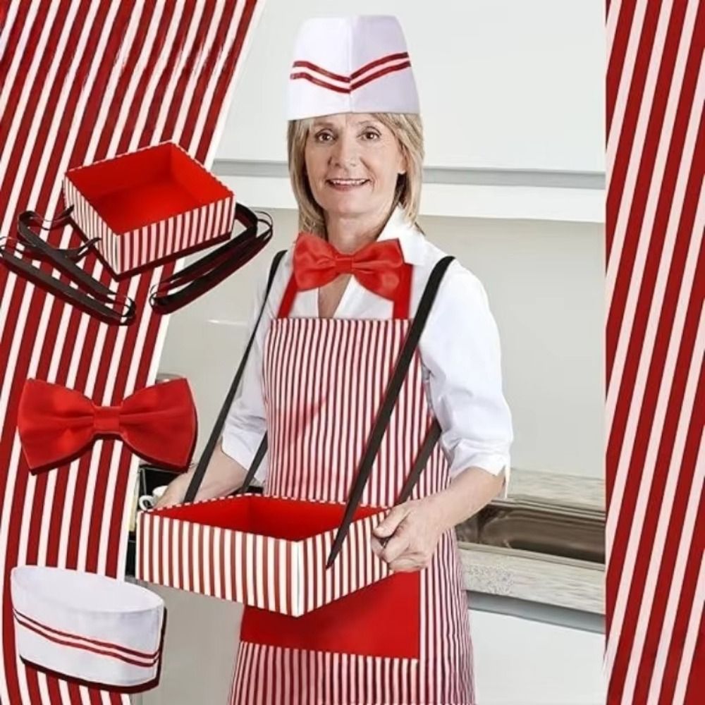 Women Kitchen Accessories - Karnaval Sirk Garsonu Cosplay Önlüğü ve