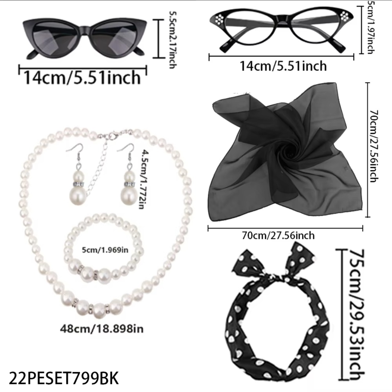 PESENAR 50'li Kadın Kostüm Aks - Women'S Accessories In The 1950S incelemesi ve fiyatı