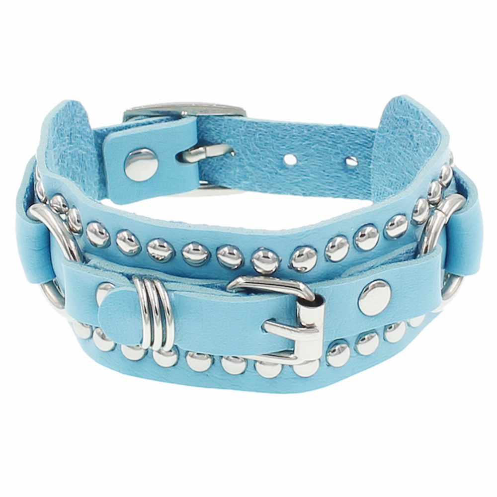Gotik Siyah Deri Bileklik Bile - Women'S Emo Accessories incelemesi ve fiyatı